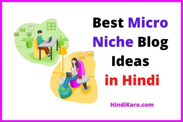 Micro niche blog ideas in hindi