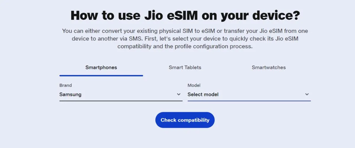 Jio eSIM को कैसे Activate करें